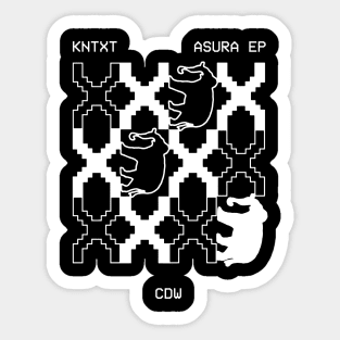 DJ tour music Sticker